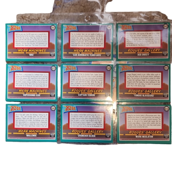 Vintage 1993 Prime Time Speed Racer Trading Cards Huge Lot! - Picture 13 of 14